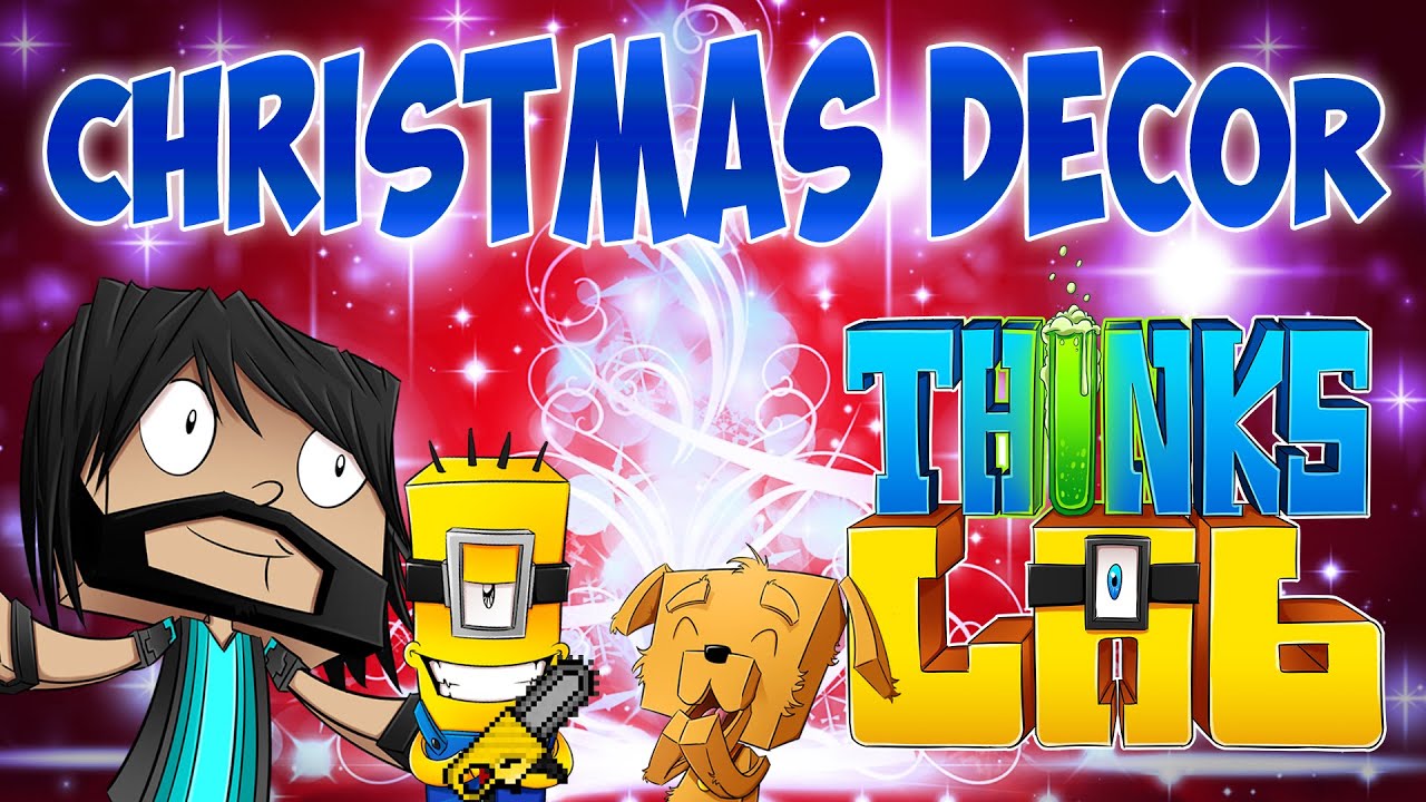 CHRISTMAS TREE CHAINSAW MASSACRE!! | Think's Lab Minecraft Mods [Minecraft Roleplay]