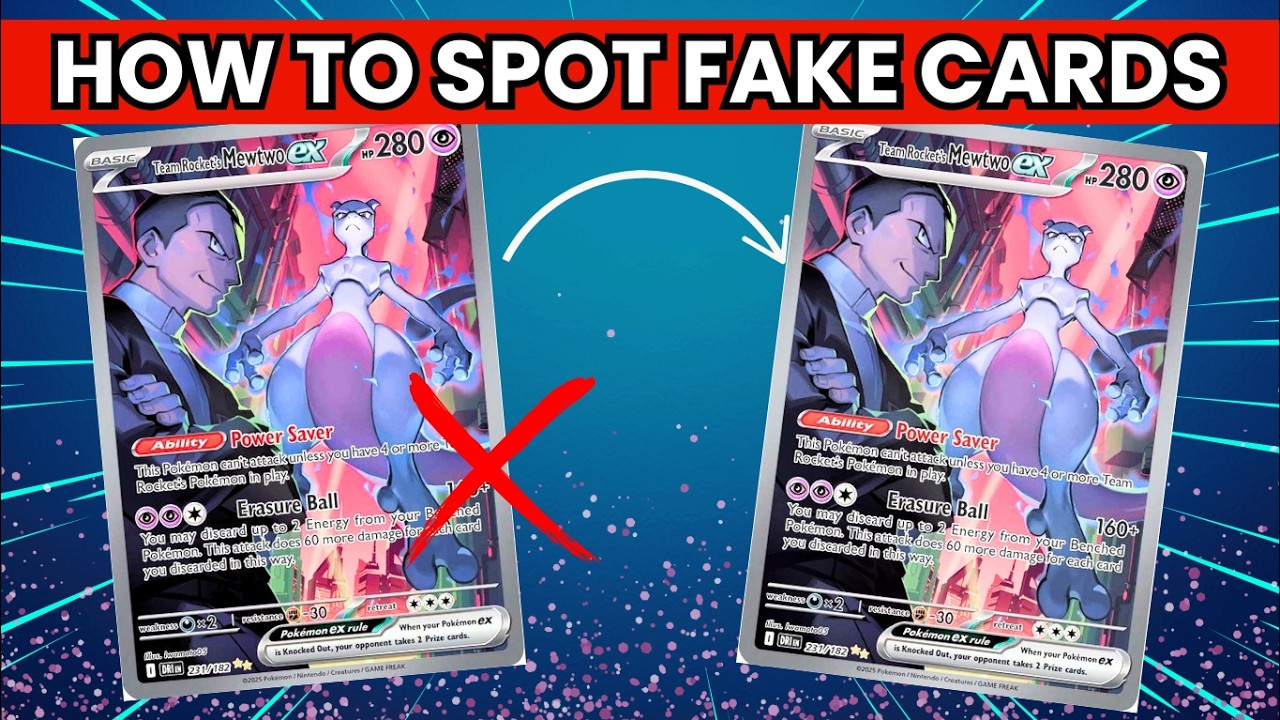 How to Spot REAL vs FAKE Pokémon Cards!