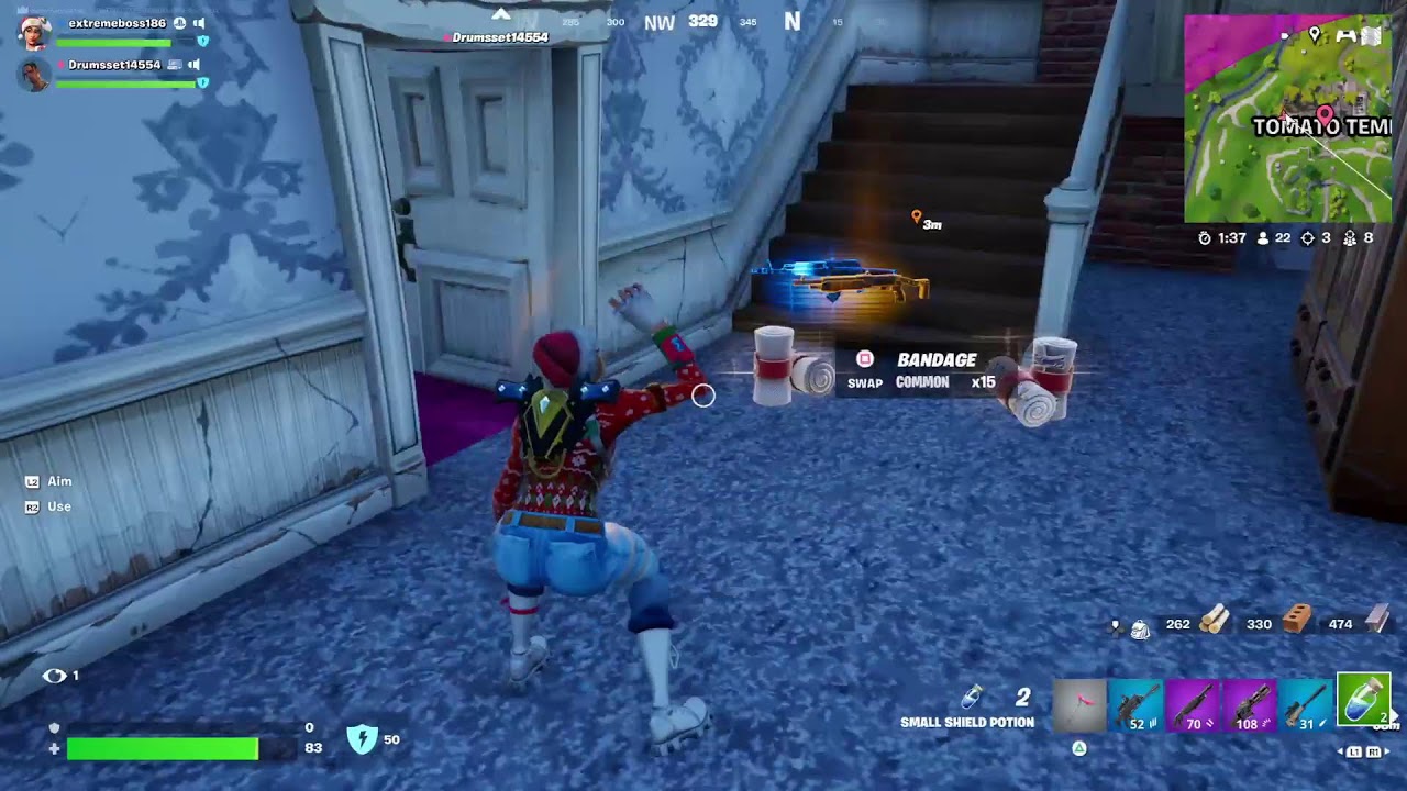 Fortnite live gameplay