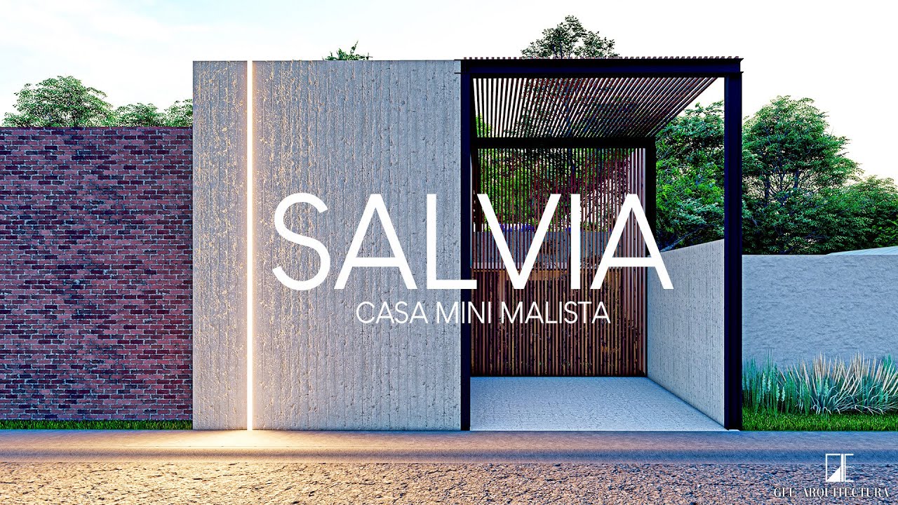CASA MINIMALISTA CON ROOF GARDEN - GLE ARQUITECTURA