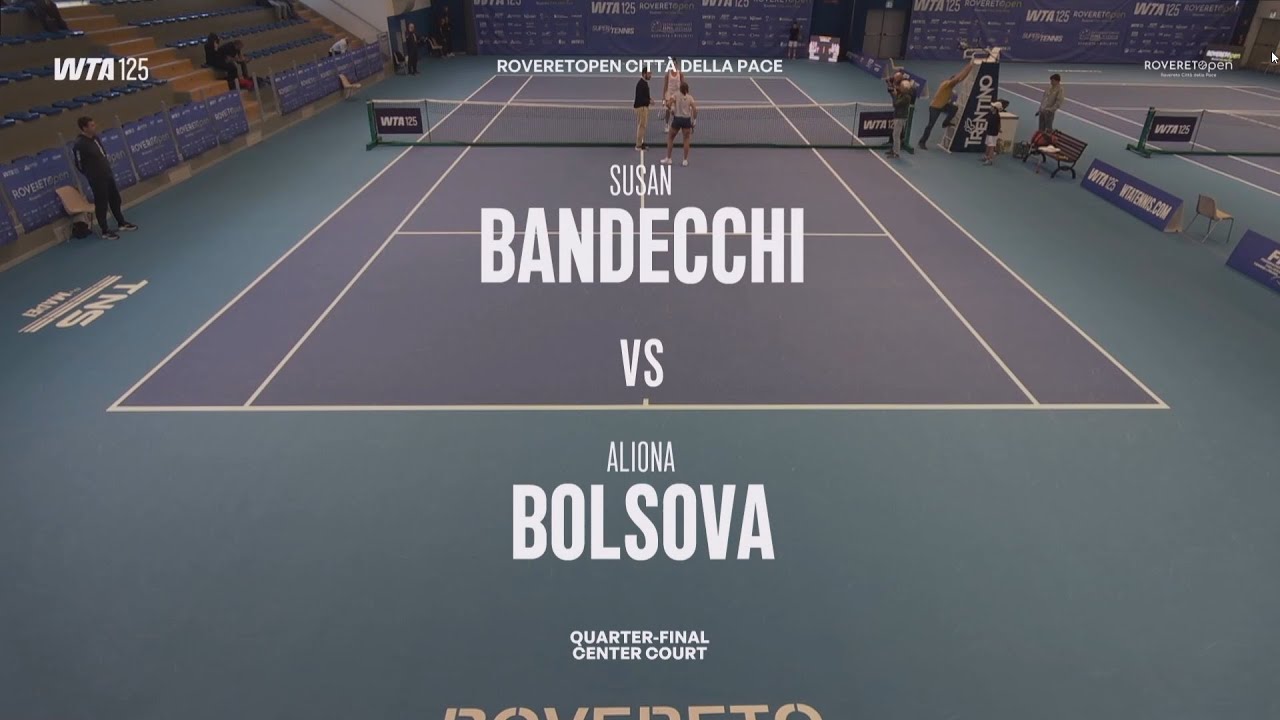 Susan Bandecchi (SUI) vs Aliona Bolsova (ESP) - Game, Set, Match