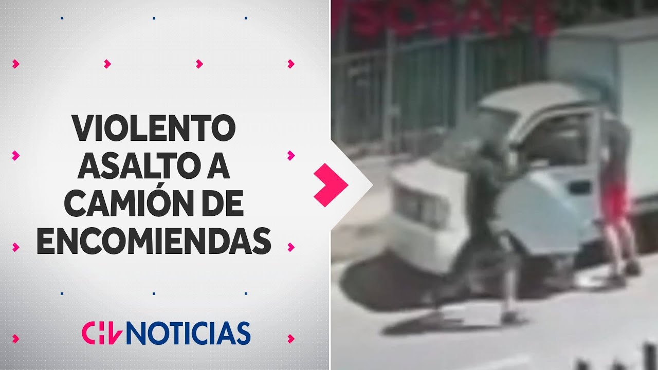 Delincuentes asaltaron e intimidaron con armas a repartidores de encomiendas - CHV Noticias