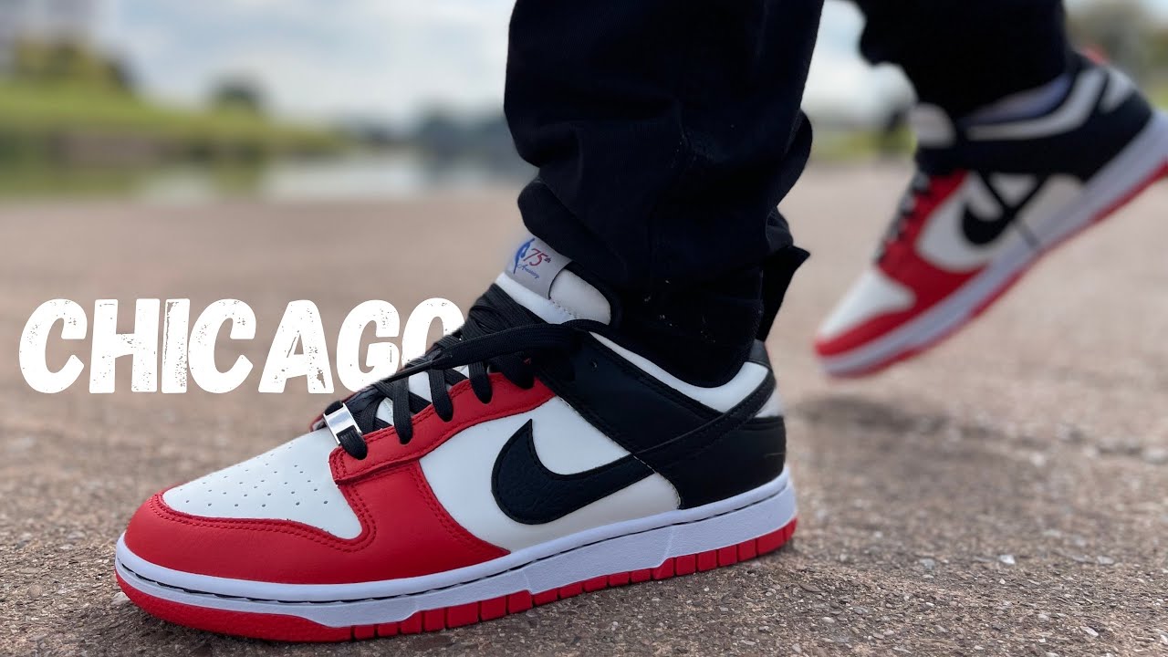 Finally They Changed This! NBA x Nike Dunk Low Chicago Review & On Foot