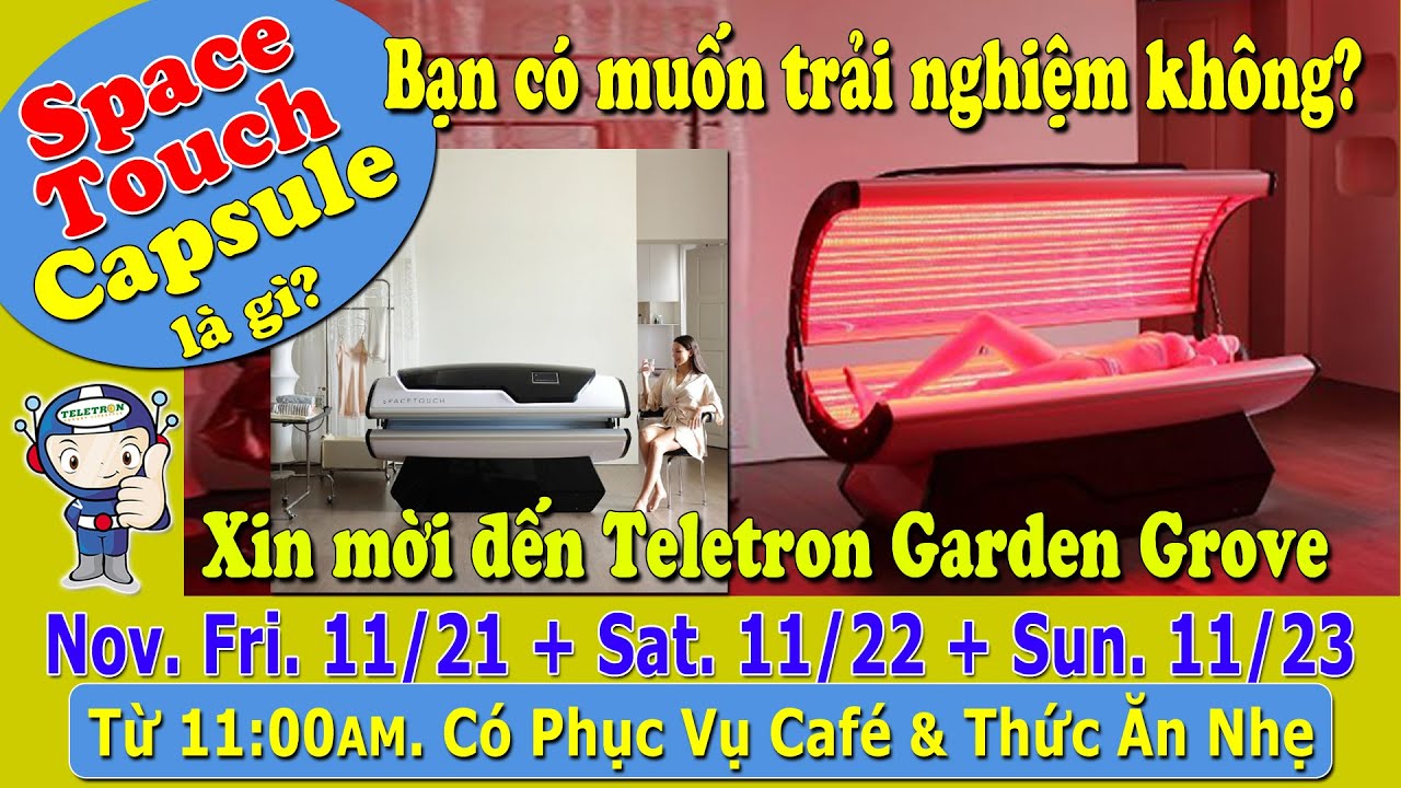 Space Touch Capsule l&agrave; g&igrave;?  Bạn muốn trải nghiệm qua kh&ocirc;ng? H&atilde;y đến Teletron GGR NOV.21+22+23 n&agrave;y.