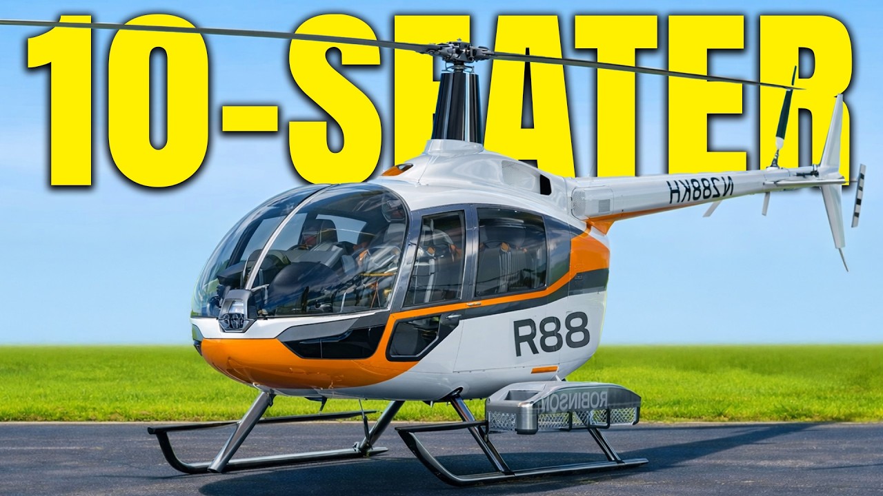 Why Everyone Wants the New 10 Seat Robinson R88 Helicopter