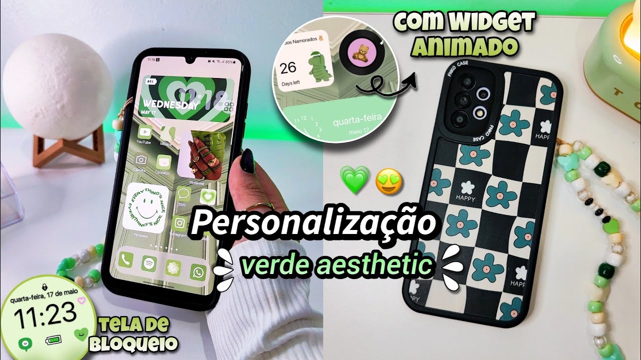 Personalização verde aesthetic | to apaixonada