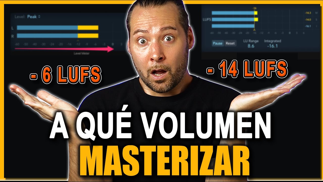 👁️  A que VOLUMEN debes MASTERIZAR &iquest;-6 LUFS o -14 LUFS🔥?