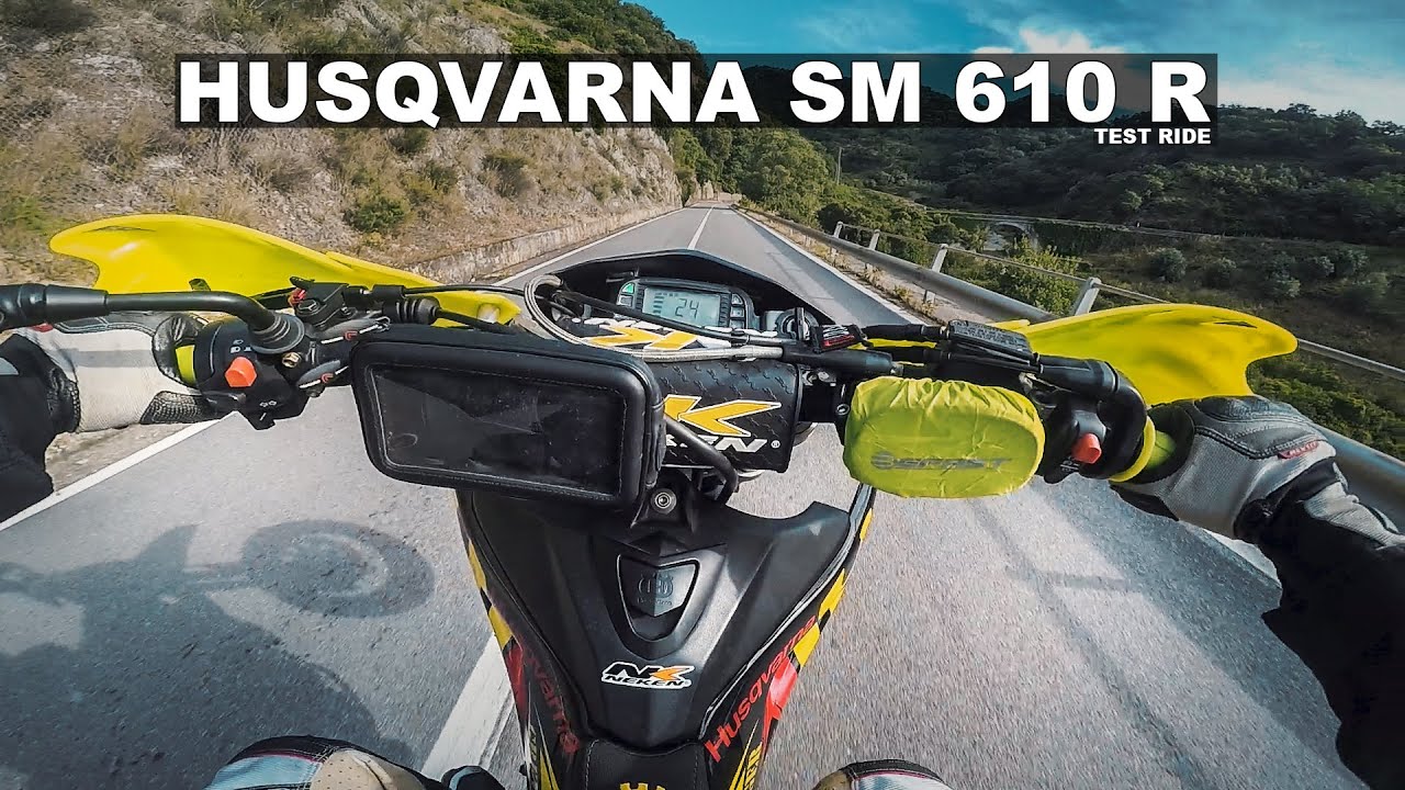 MOTARDONE IGNORANTE LOW COST - Husqvarna SM 610 R Test Ride