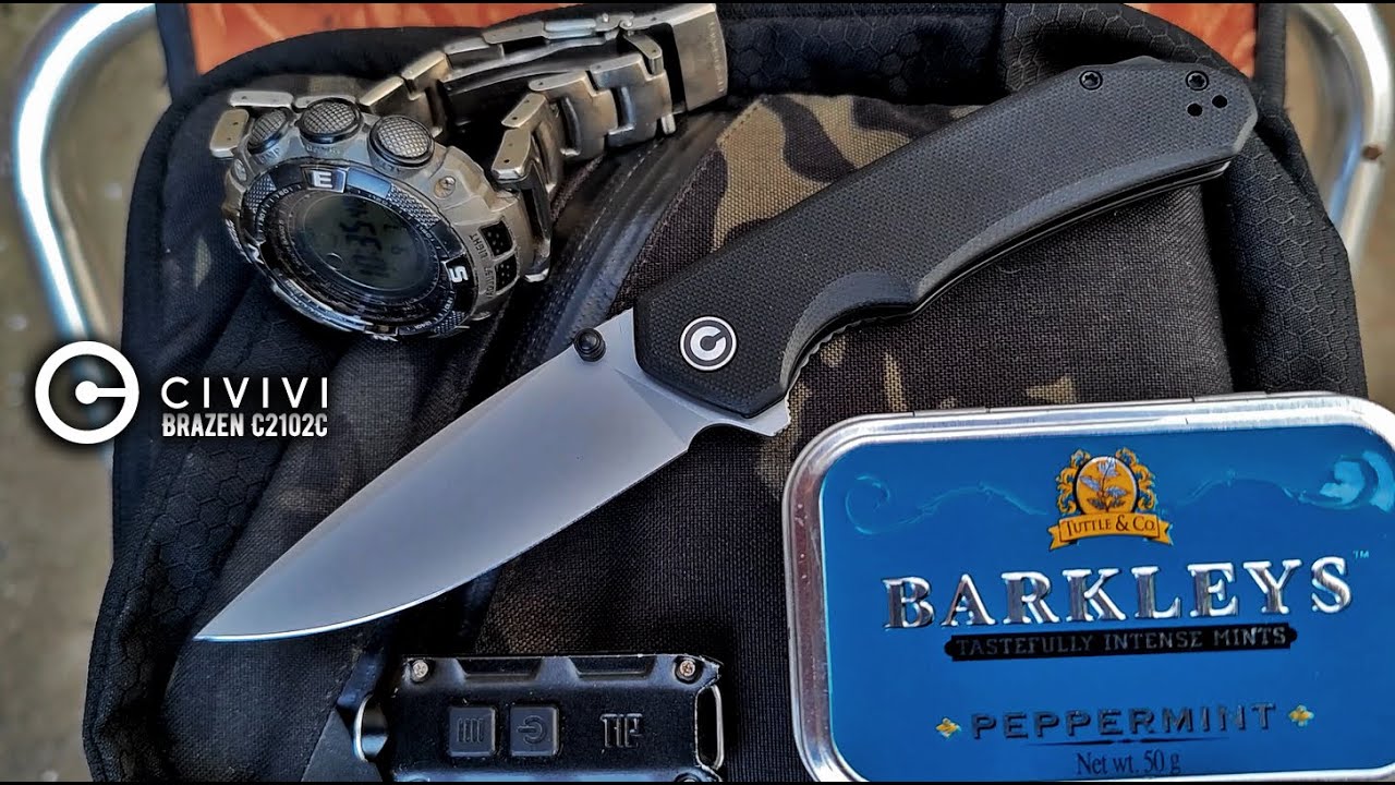 Лучший нож на каждый день Civivi Brazen C2102C@CorcoranALEDC knife