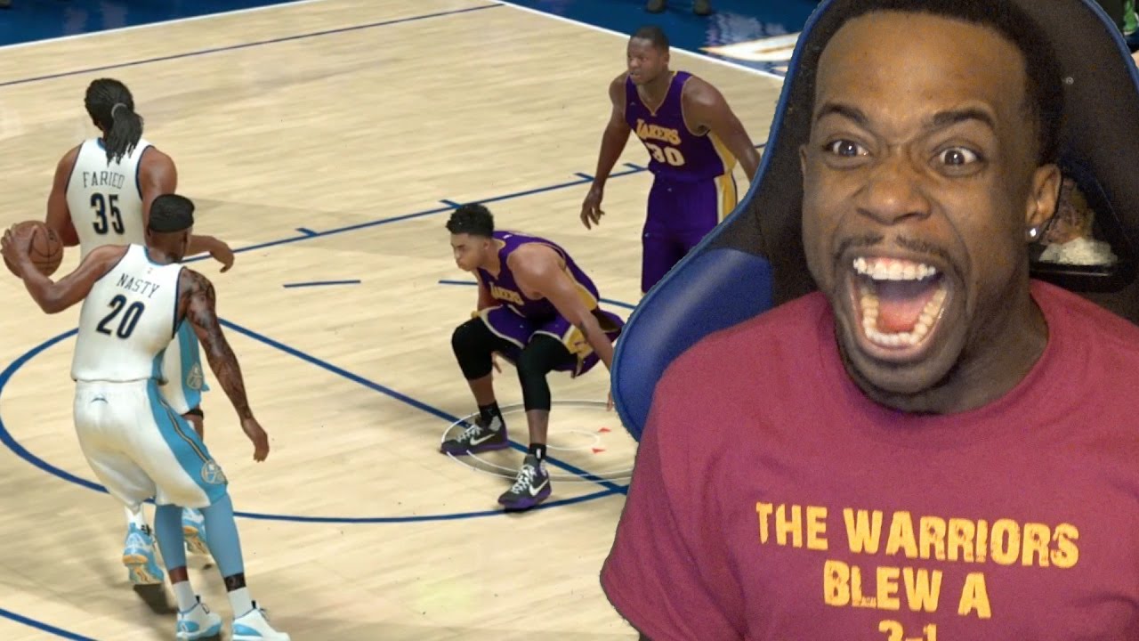 CROSSED OVER D'ANGELO RUSSEL! MADE HIM TOUCH THE FLOOR! OVERTIME THRILLER! NBA 2k17