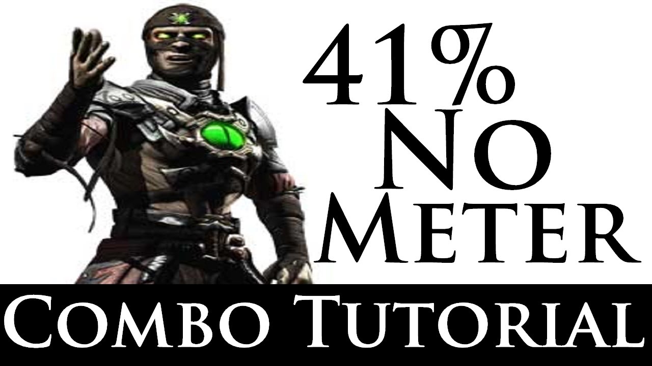 Mortal Kombat - Combo Tutorial - Ermac (41% No Meter) (Master of Souls)