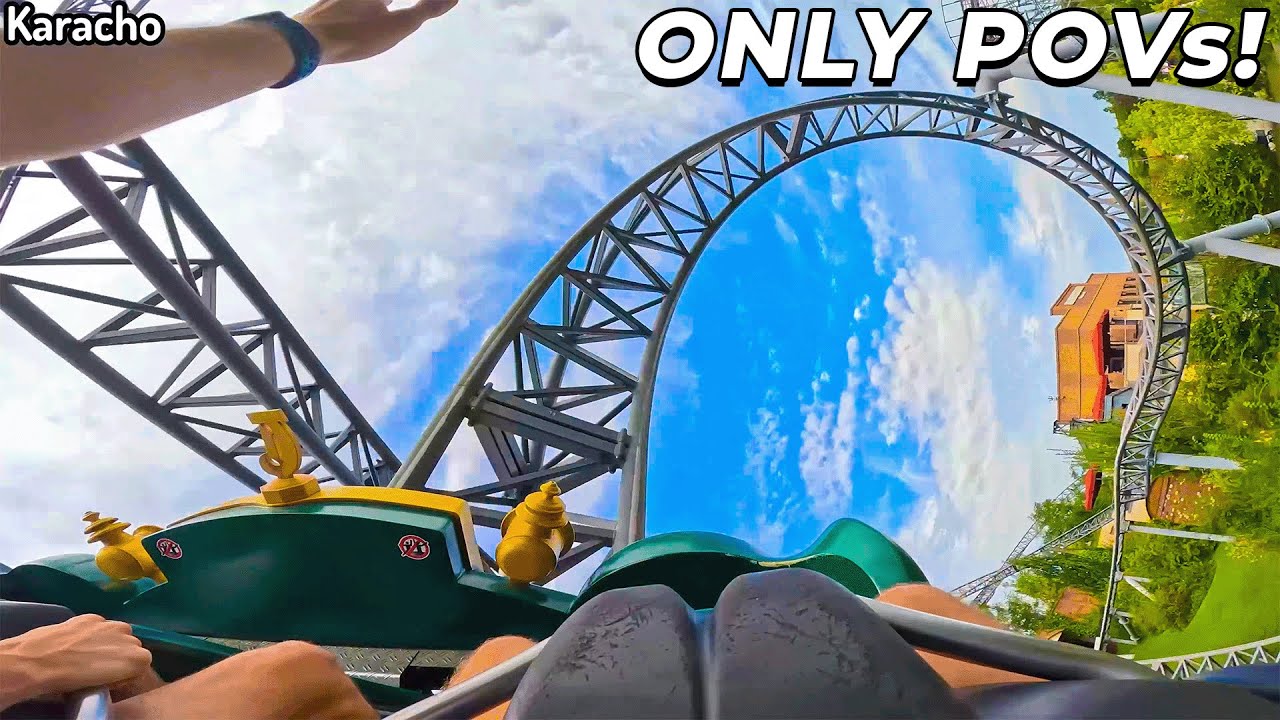 Every Roller Coaster at Tripsdrill Theme Park!