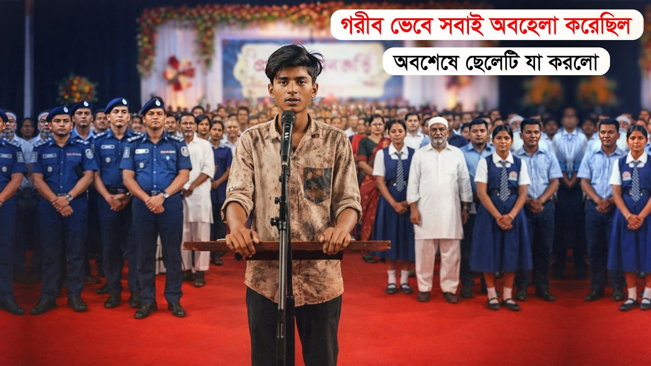 মঞ্চে যে ছেলেটিকে সবাই অপমান করেছিল ১০ বছর পর সেই স্কুলেই প্রধান অতিথি #banglastory