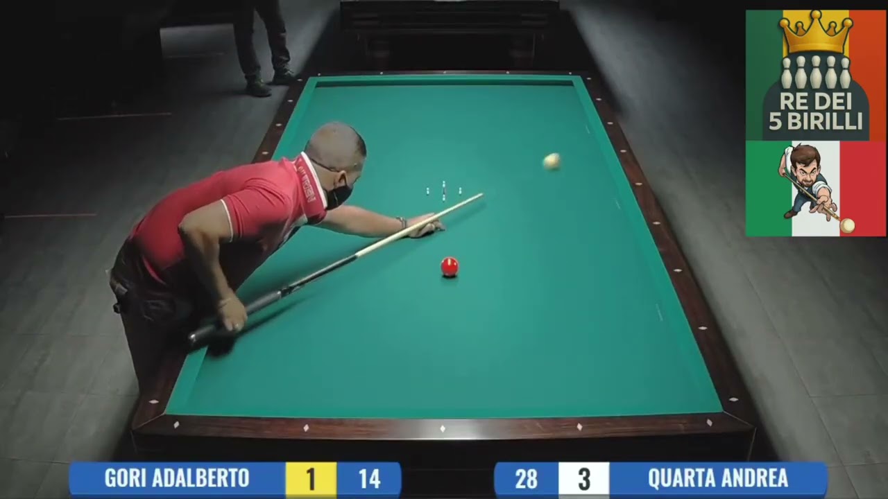 Gori Adalberto vs Andrea Quarta &ndash; Parte 2 | 5 Birilli 🎱🇮🇹