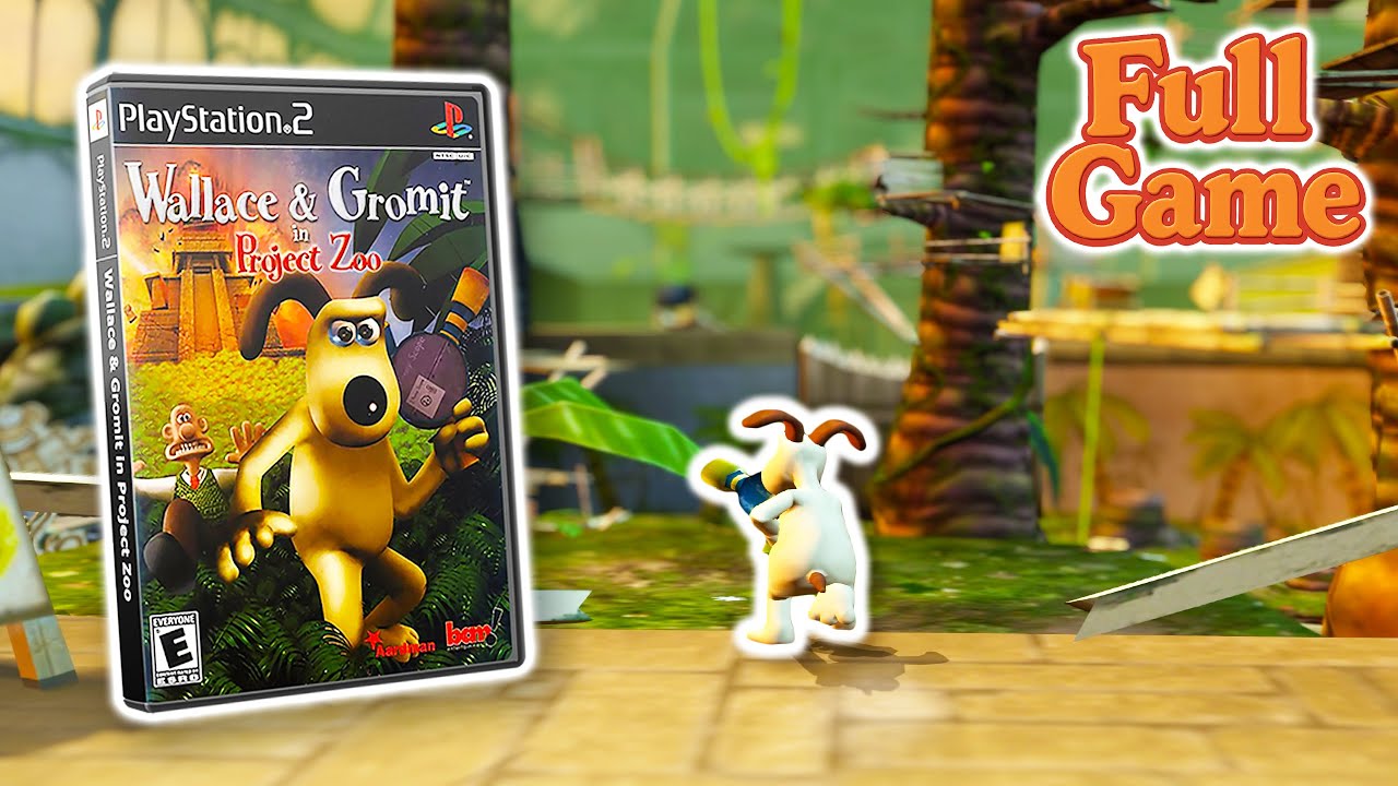 Wallace & Gromit in Project Zoo (2003) Full Game Walkthrough No Commentary (4K 60FPS)