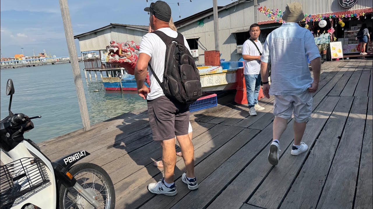 槟城姓周桥 Chew Jetty Penang || Explore Penang Georgetown