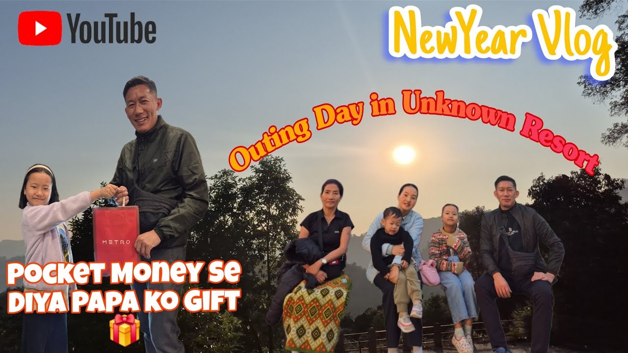  New Year Outing|| Gift From Mercy's Pocket Money|| We Visited Sister Farmhouse || with Fam ❤️ 