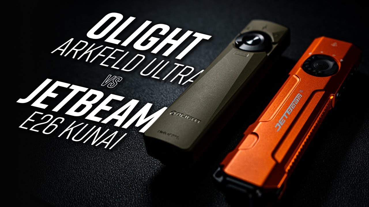 EDC Light Battle: Olight Arkfeld Ultra VS Jetbeam E26