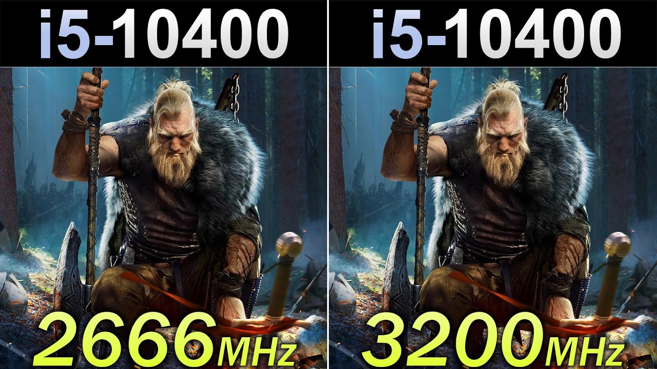 Does RAM Speed Matter on i5-10400? 2666MHz VS. 3200MHz RAM Speed Test