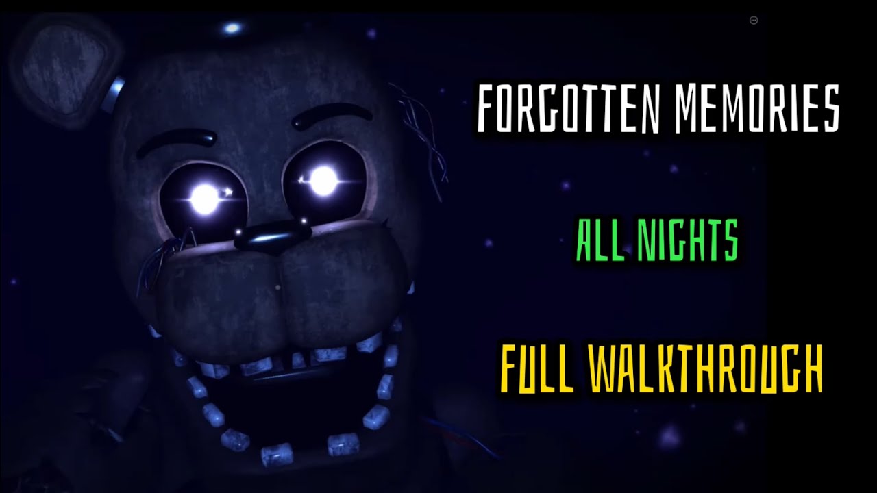 ROBLOX | Forgotten Memories | Night 1 to 5 (Solo) (Full Walkthrough)