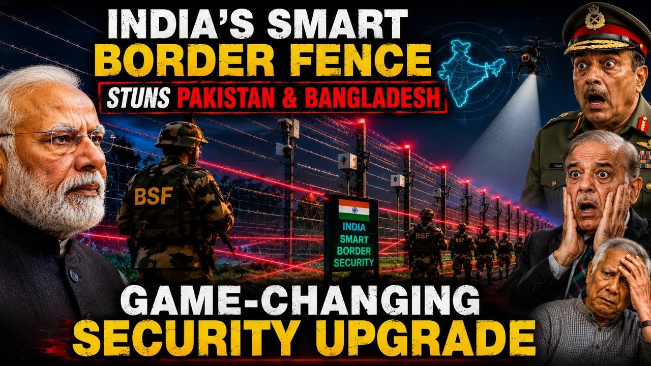 India&rsquo;s Smart Border Fence Stuns Pakistan & Bangladesh | Game-Changing Security Upgrade