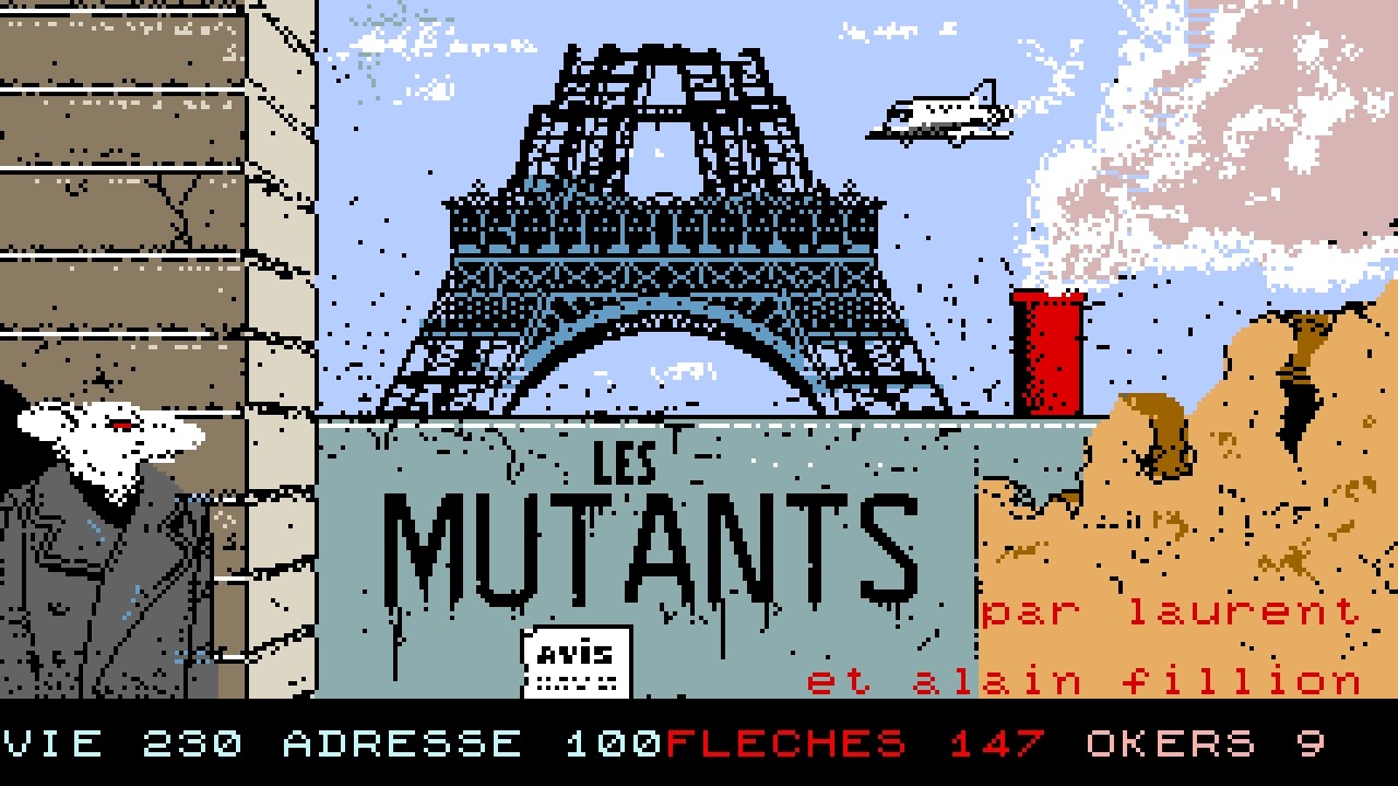 Thomson Mo5 - Les Mutants Longplay (FIL/France Image Logiciel)