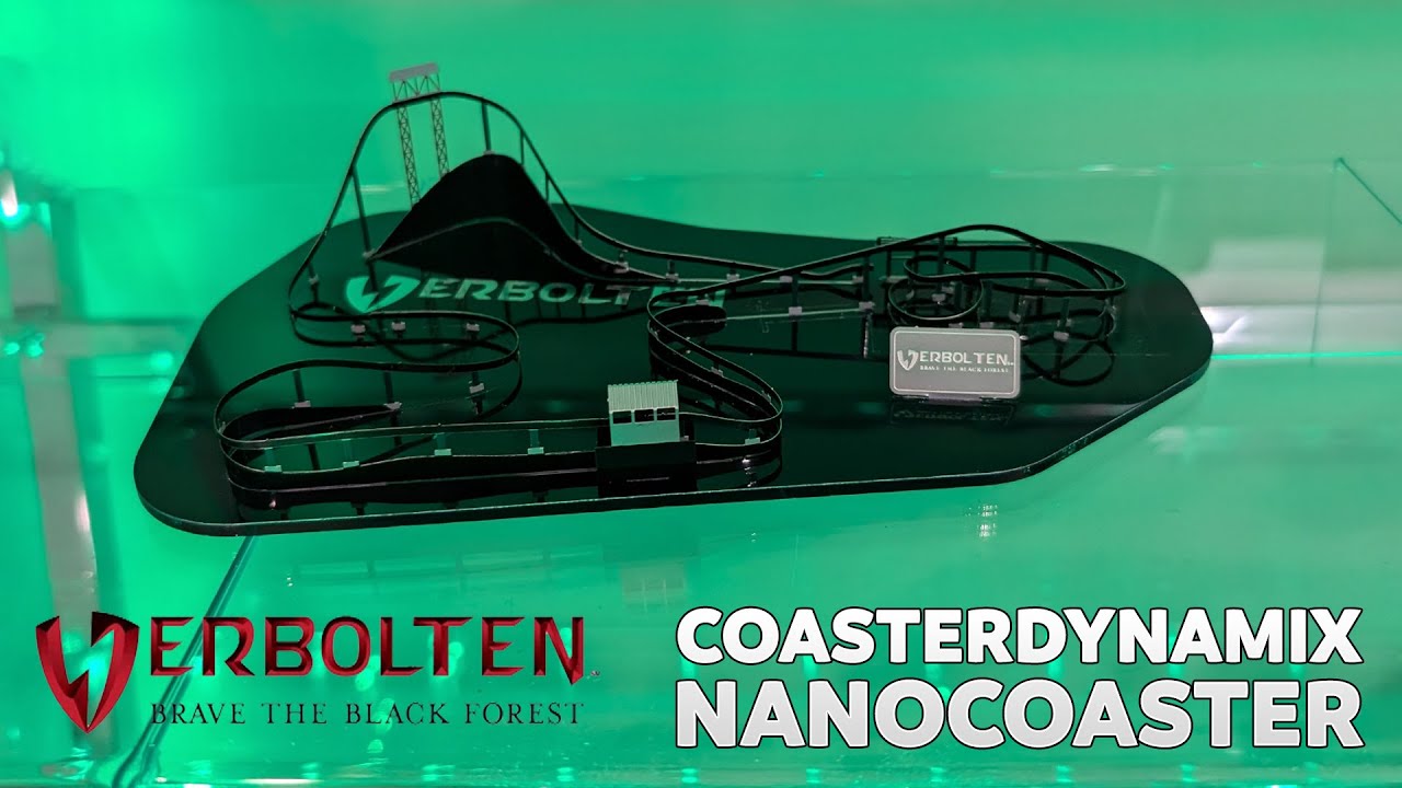 Verbolten at Busch Gardens Williamsburg Nanocoaster from CoasterDynamix Assembly
