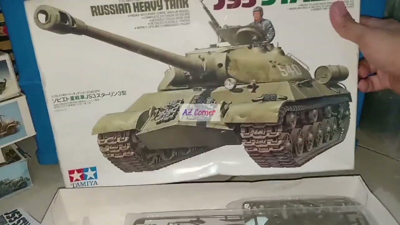 Tamiya 1/35 Military Miniature Russian Heavy Tank Stalin JS3 Scale Model #35211
