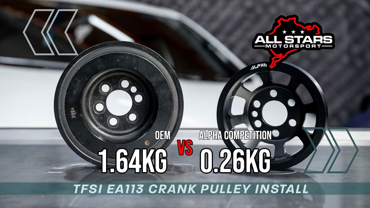 Alpha 2.0 TFSI EA113 Crank Pulley Install - How to...