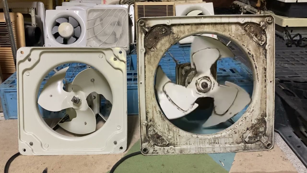 MITSUBISHI EWF-25ASA MITSUBISHI EF-35DSB2有圧換気扇を回してみた‼︎