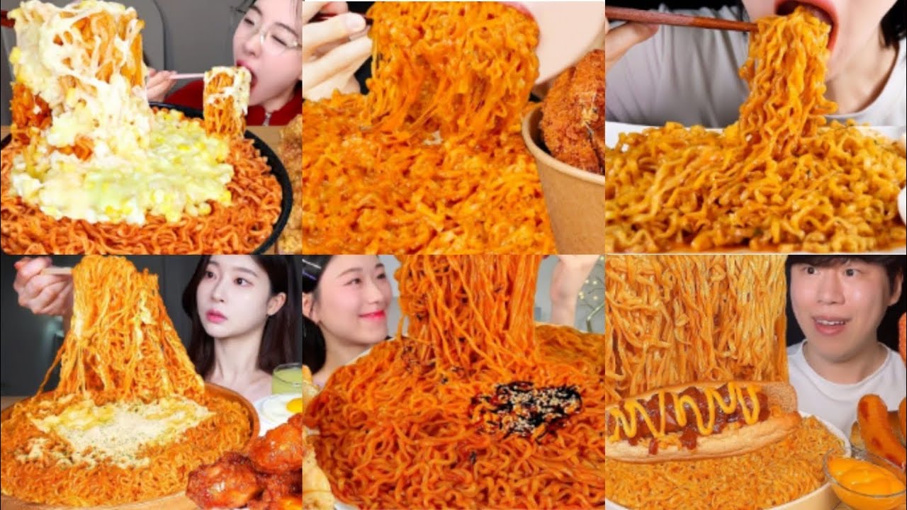 5x Speed Eating Sound | BEST FOOD COMPILATION | ASMR MUKBANG | Satisfying Eating Sound