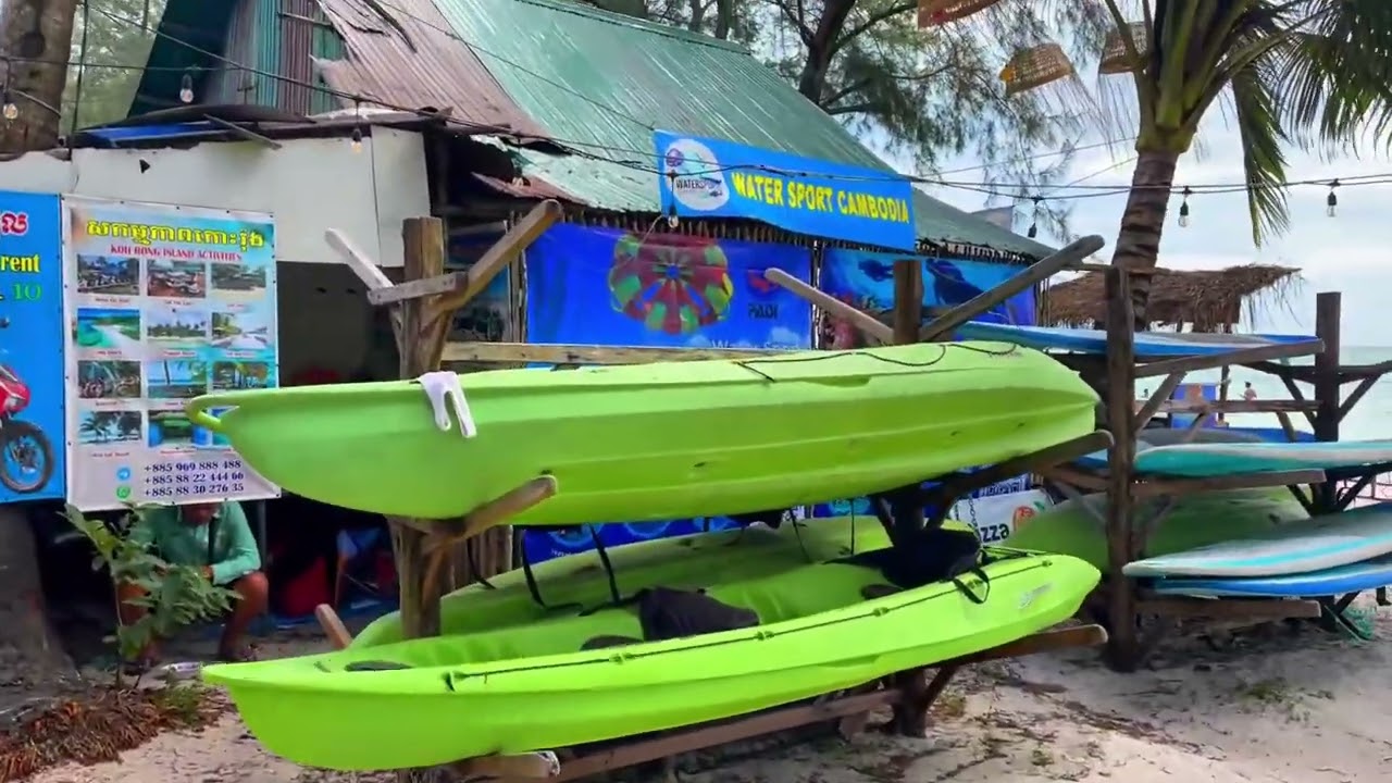 Long Set Beach, Koh Rong, Cambodia #kohrongisland #kohrong #cambodianbeach #cambodia
