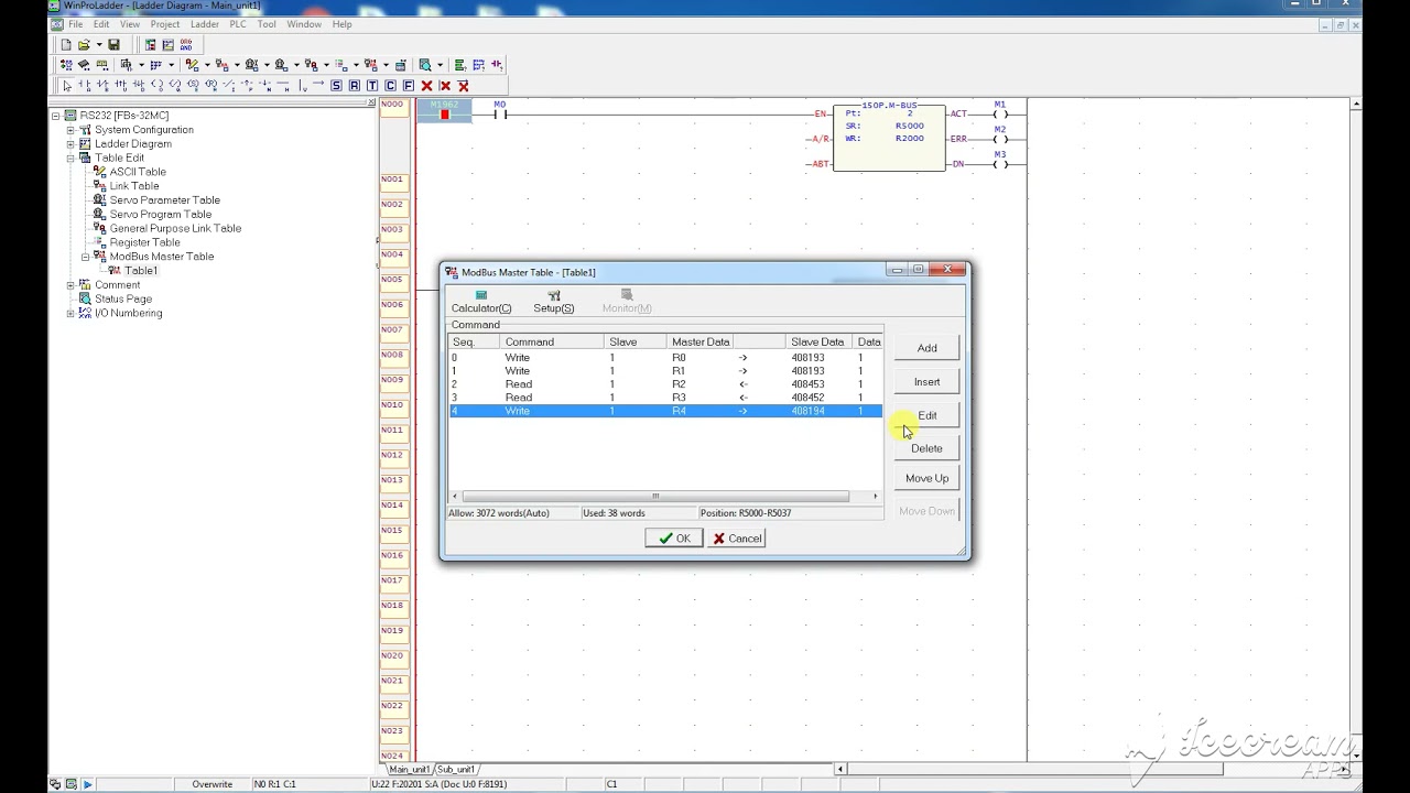 plc Fatek + частотник Delta VFD-M  + Панель оператора Weintek 3 часть