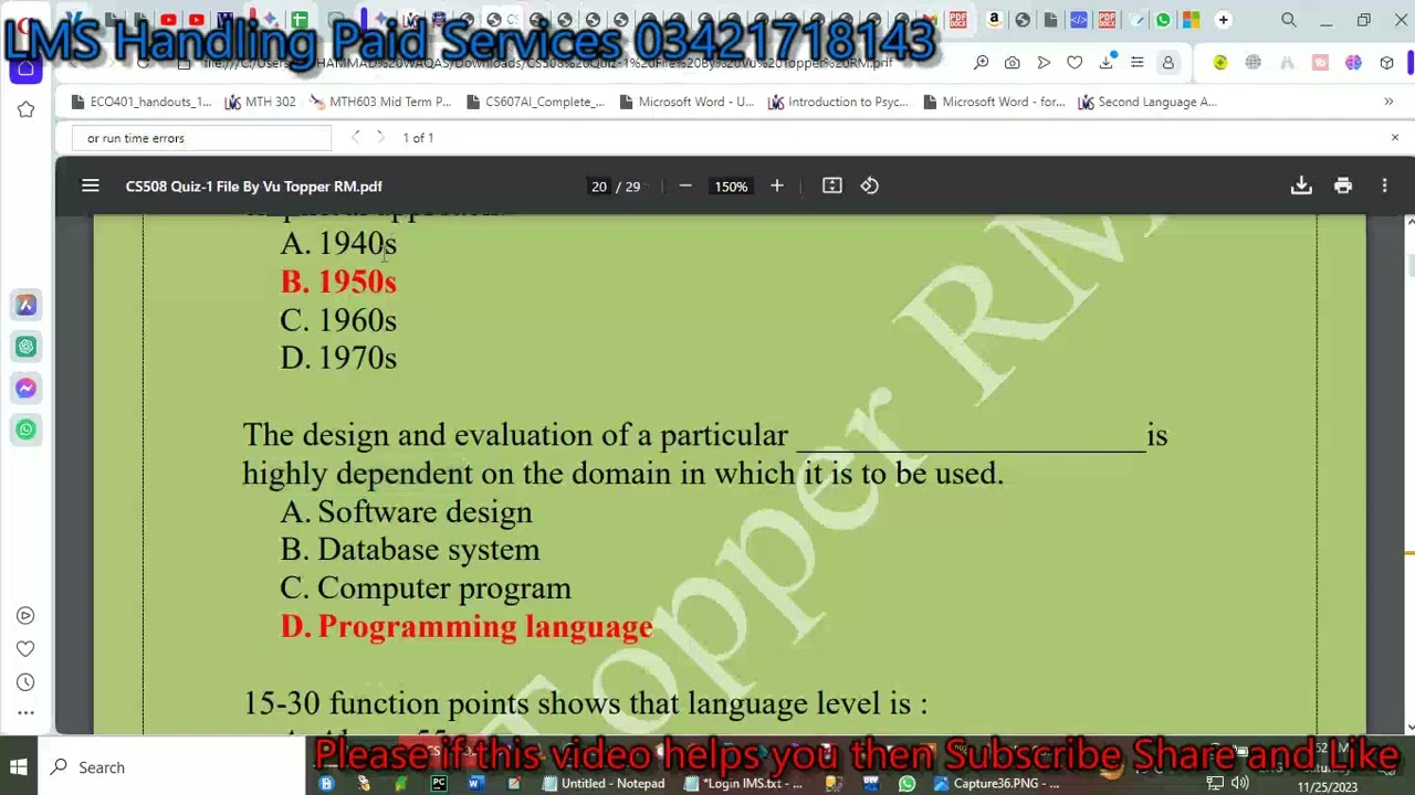 cs508 quiz no 1 solved 2023 cs508 quiz no 1 solution fall 2023 cs508 quiz 1 solution fall 2023