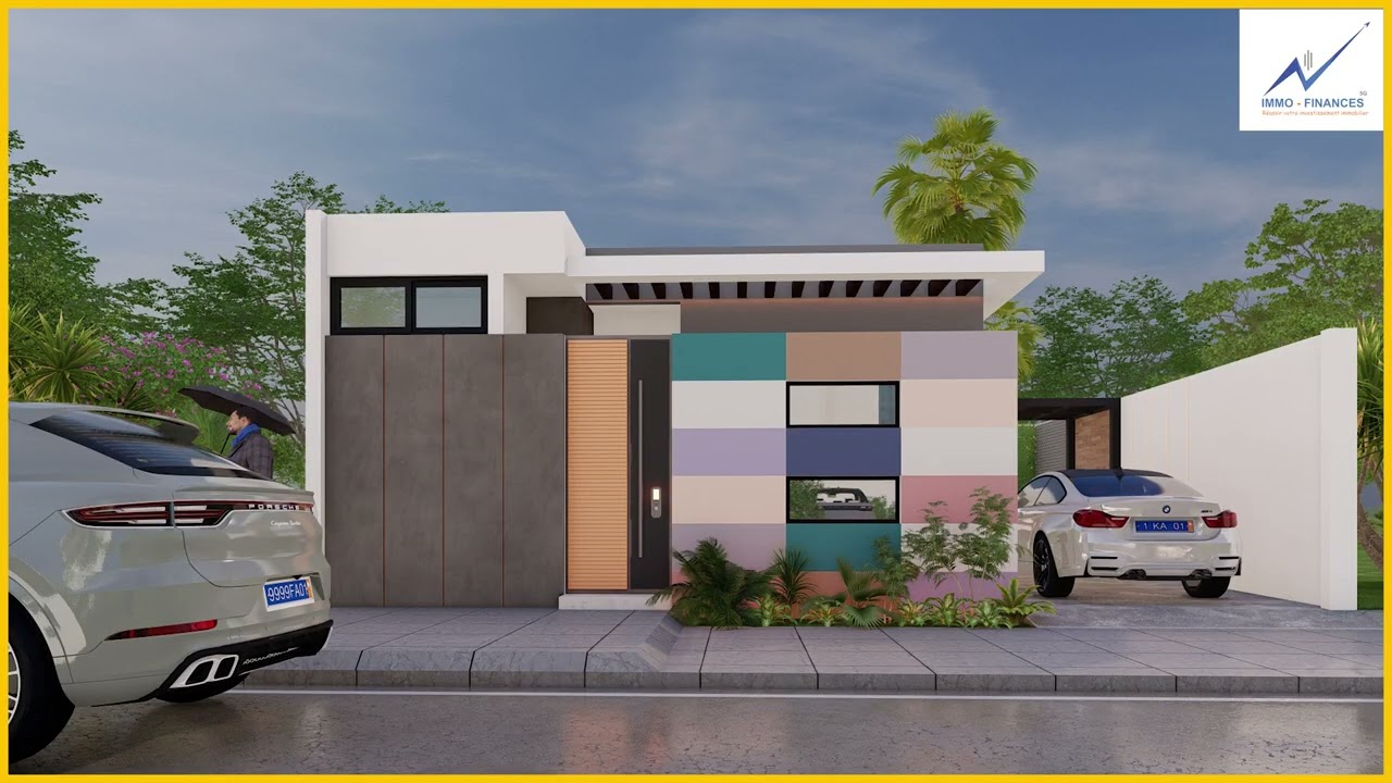 Investissement immobilier : Villa basse avec piscine destinée à une zone touristique (PARTIE 2)