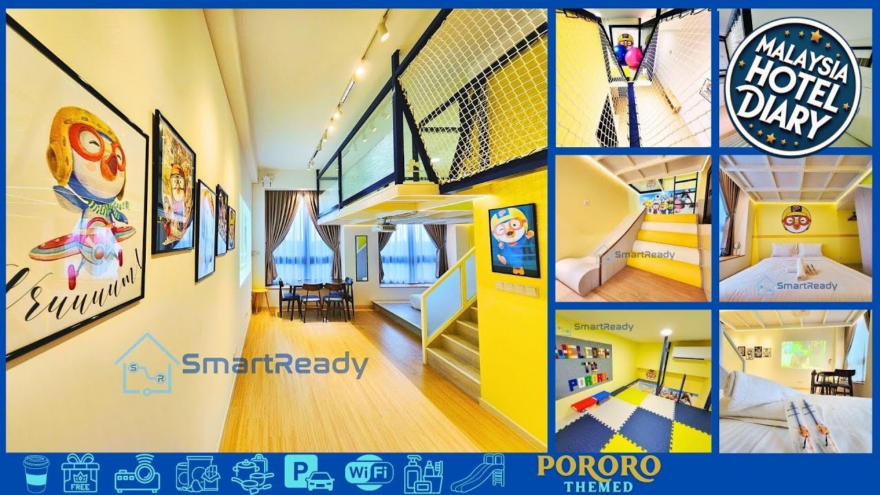 SR HOME- GRID Pororo themed near Legoland | Johor Bahru, Malaysia | Hotel Review ⭐