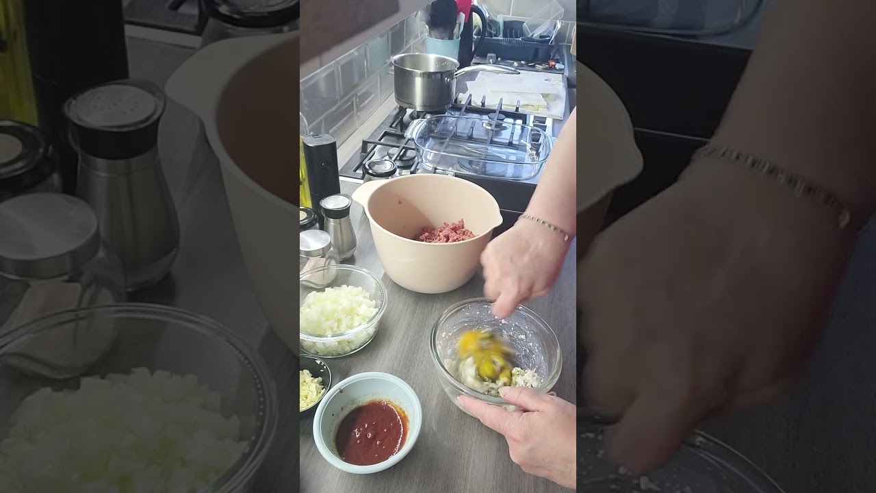Homemade Meatloaf and Oven Potatoes Part 1