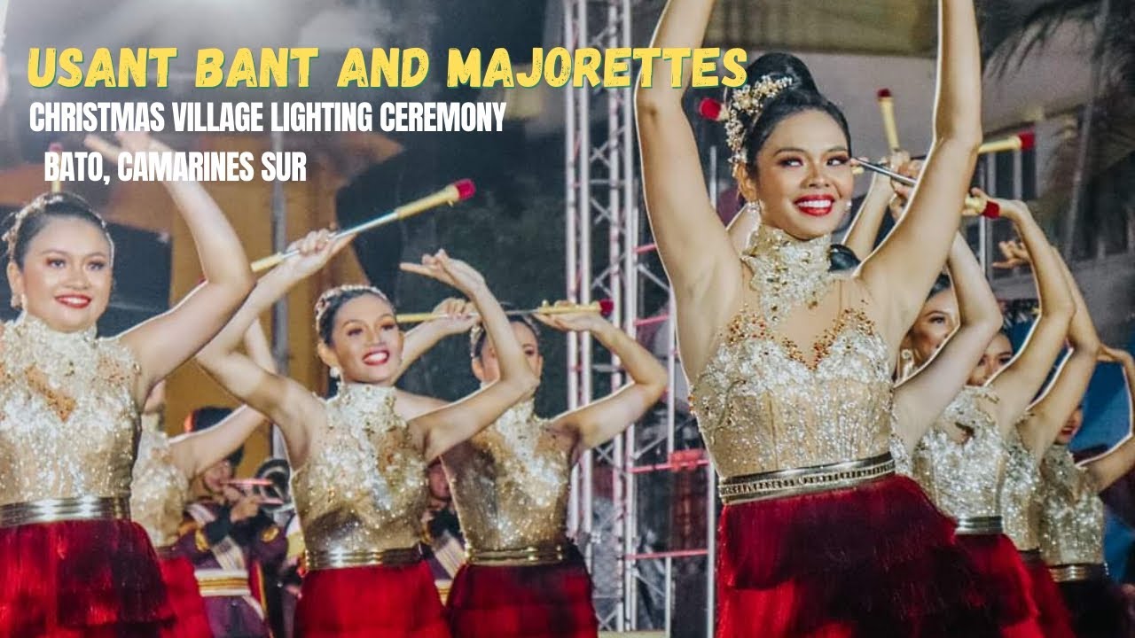 USANT Band and Majorettes spice up the Christmas Village Lighting in Bato, Camarines Sur ✨✨