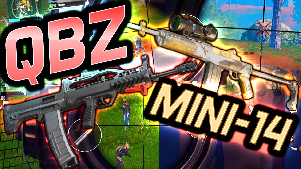 QBZ95 + MINI14 COMBO is STRONG 😈 PUBG Mobile Squads