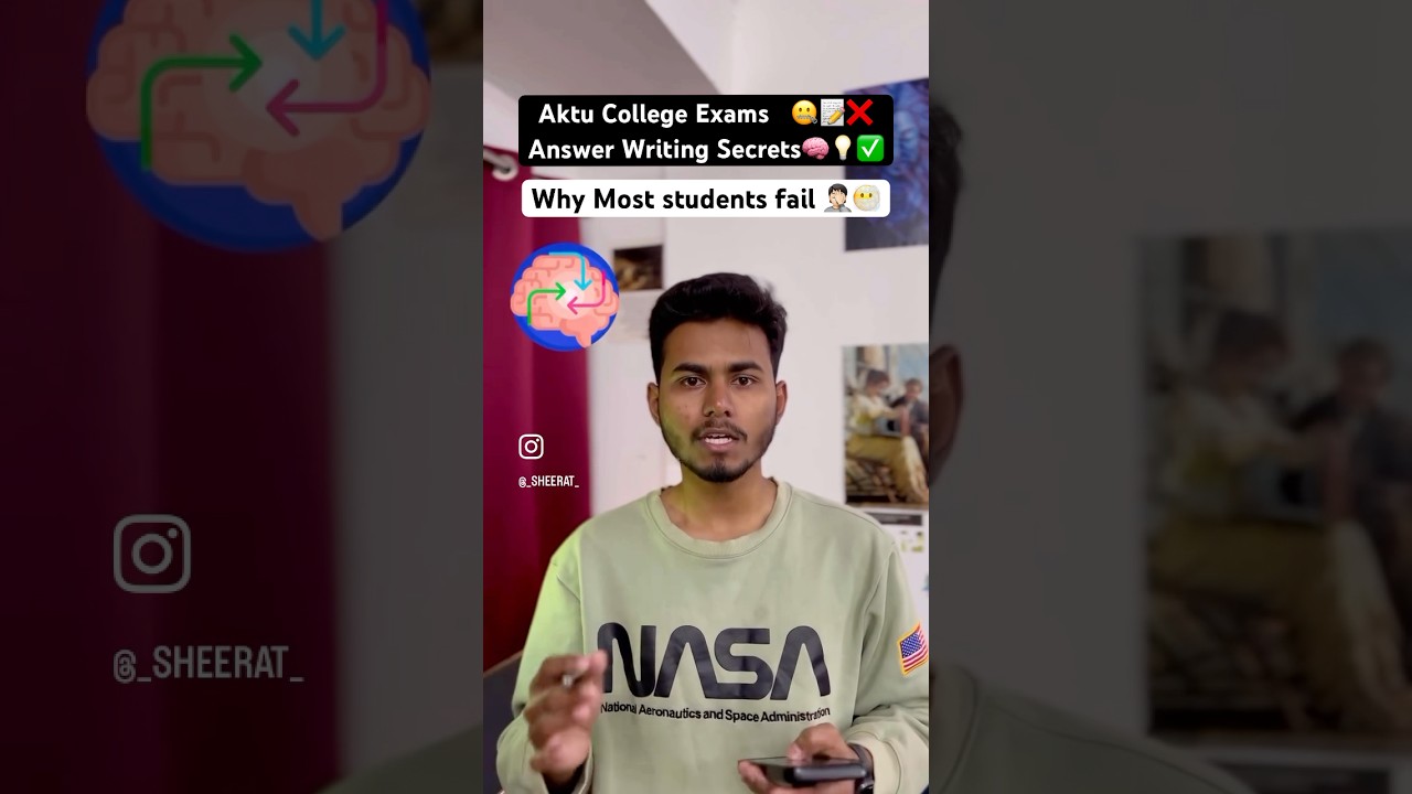 AKTU Semester EXAMS 📝✍🏻❌| How to Score Good Marks 🎓🏆✅ | Answer Writing Tips 💡