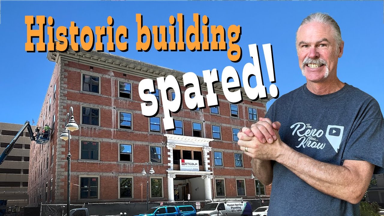 We’re GOING INSIDE a historic 1907 building being saved from demolition in Reno, Nevada!