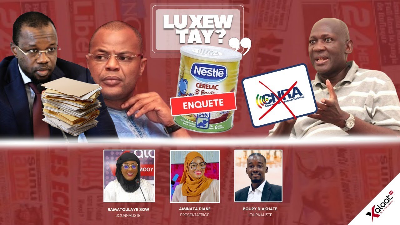 "Lu Xew Tay": Sonko/Mame Mbaye Niang : les pièces versées, Scandale du sucre, CNRM remplace le CNRA