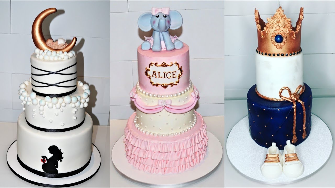Cake decorating tutorials | BABY SHOWER CAKE COMPILATION PART 1 | Sugarella Sweets