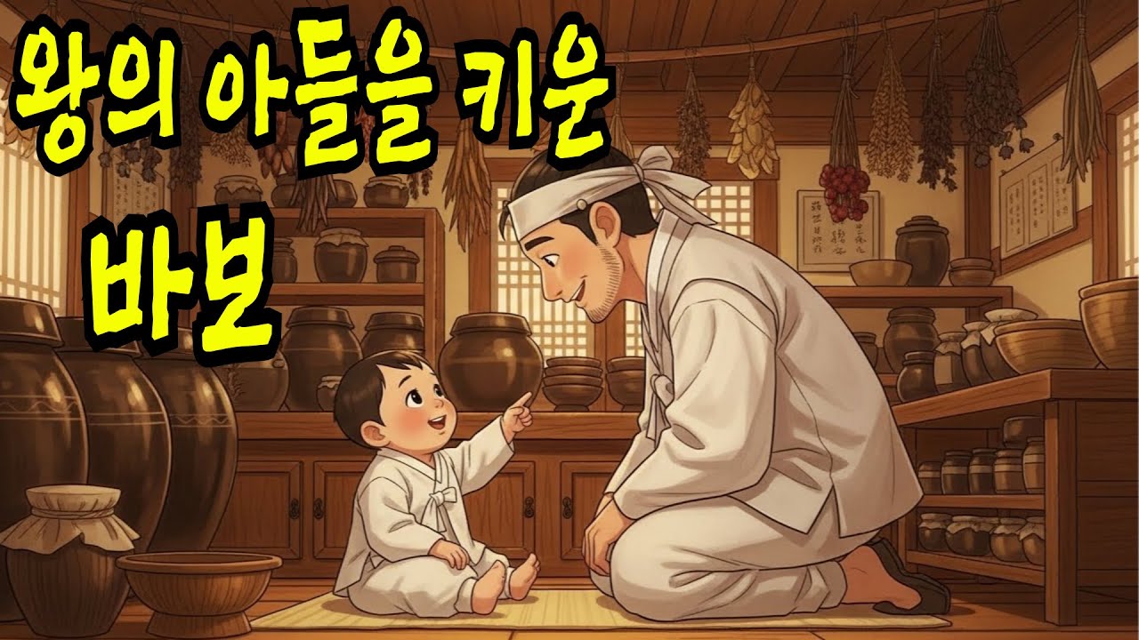 왕의 아들을 키운 바보 총각