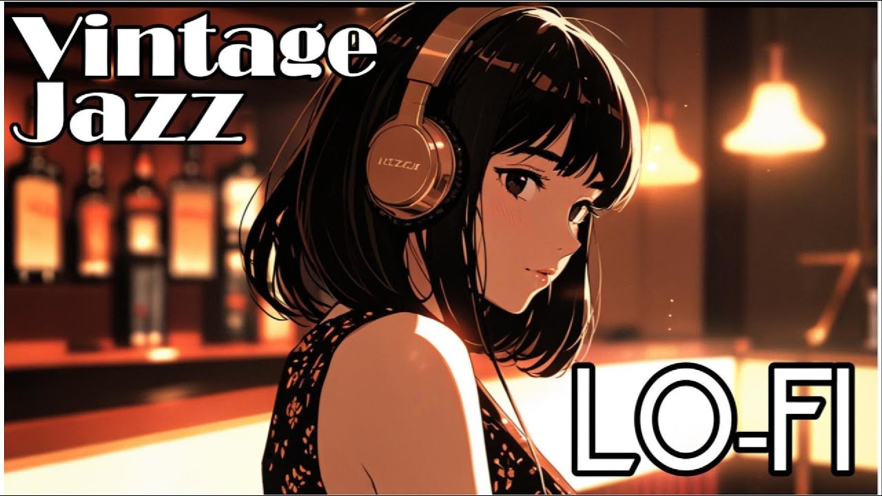 1 Hour of Vintage Jazz Lo-Fi | Smooth Piano, Classic Sax & Chillwave Vibes