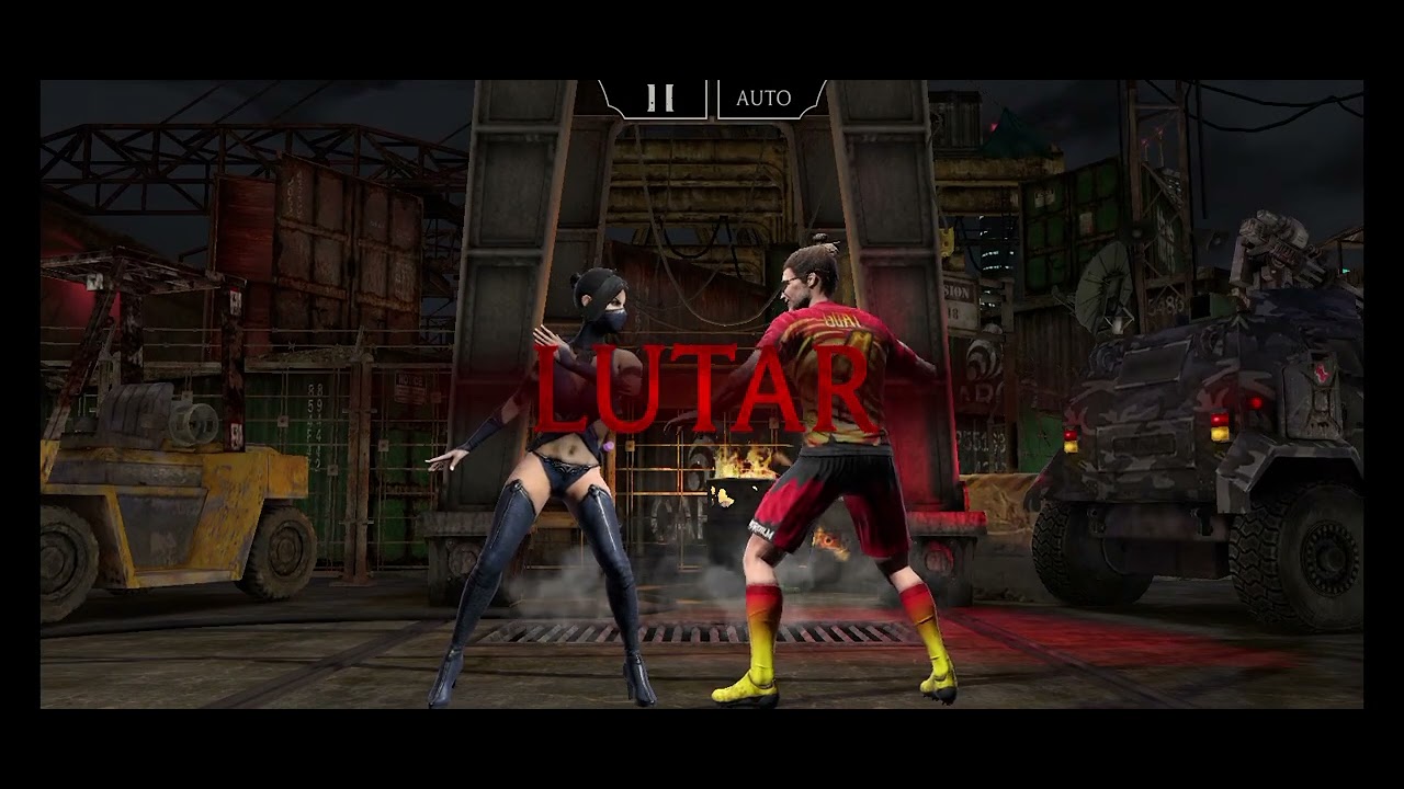 Jogando mortal Kombat parte 11
