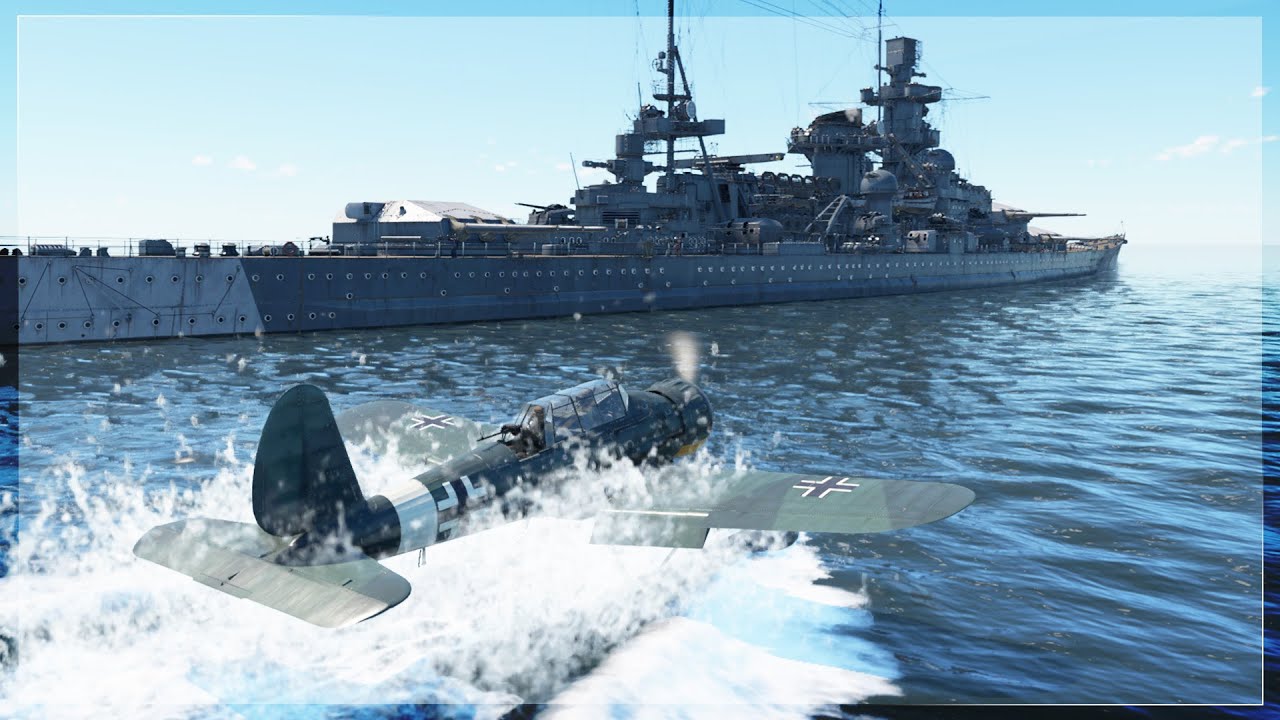 Controllable CATAPULT RECON HYDROPLANES | Scharnhorst Battleship