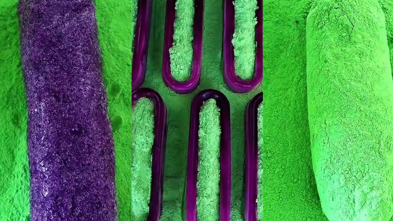 ASMR SHAVED ICE WITH POWDER MATCHA - haoqi2128