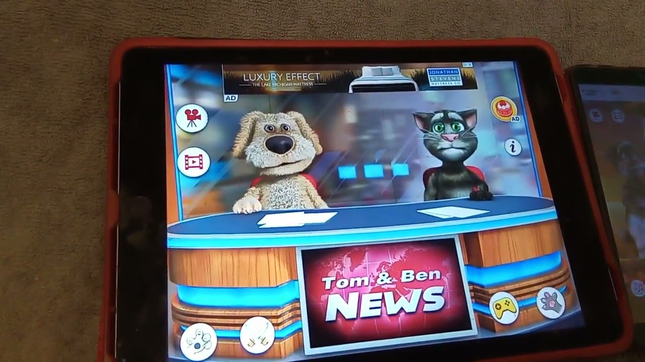 Talking Tom And Ben News vs Tom Loves Angela