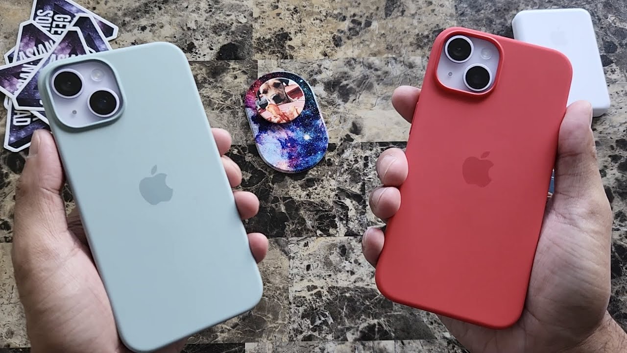 Official Apple Silicone Case (Succulent and Product Red) review for the iPhone 14
